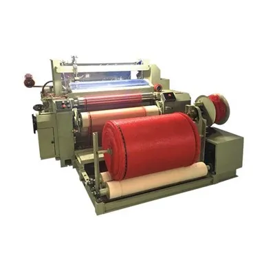 Sacs oignon Leno faisant la machine